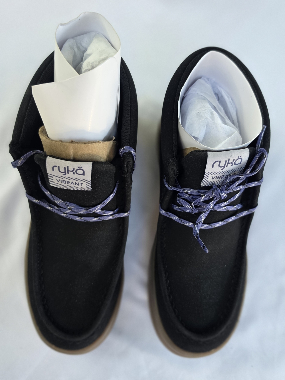 Ryka Vibrant Women’s Black Platform Shoes Size 7 Wide New in Box
